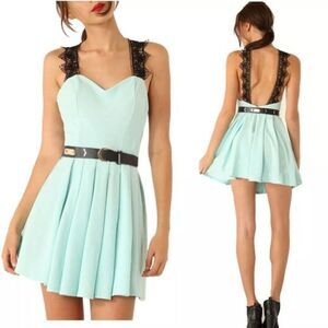 Casual Lace Sleeveless Evening Party Cocktail Mini